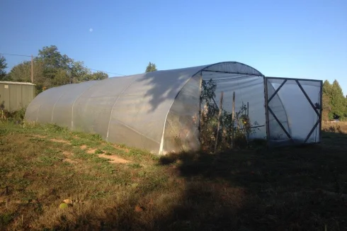 Green house tunnel of 12 meters long