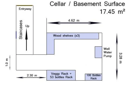 Basement floor plan