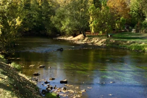 The River Creuse in La Celle Dunoise