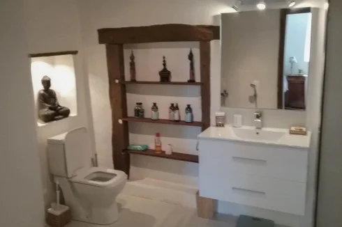 white bathroom