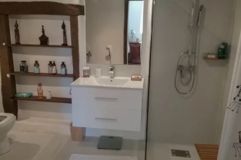 white bathroom