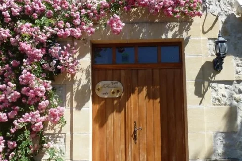 Farmhouse entrance