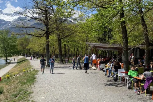 The Passy Lake at 300m from the chalet