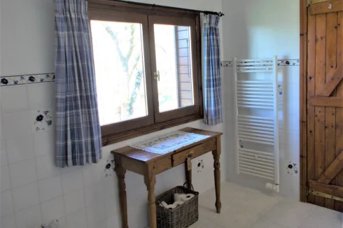 Farmhouse Bathroom Window