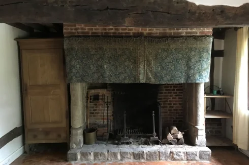 Cottage fireplace