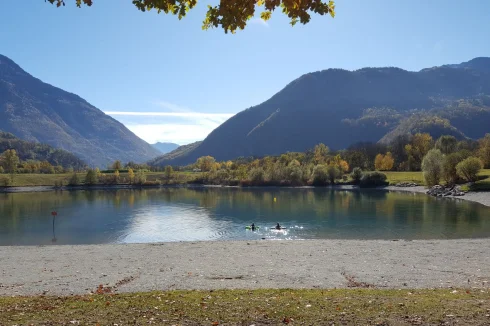 Lac St Alban Hurtieres - one of several within 10 mins to cool off in summer