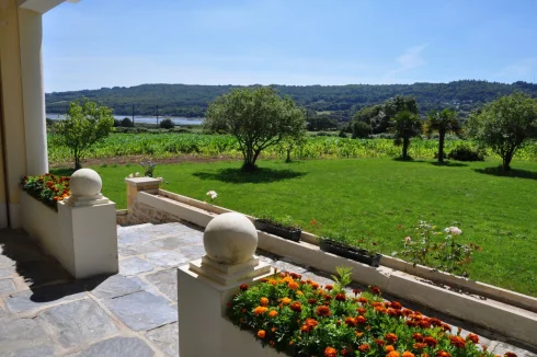 main house view from terrace south exposure